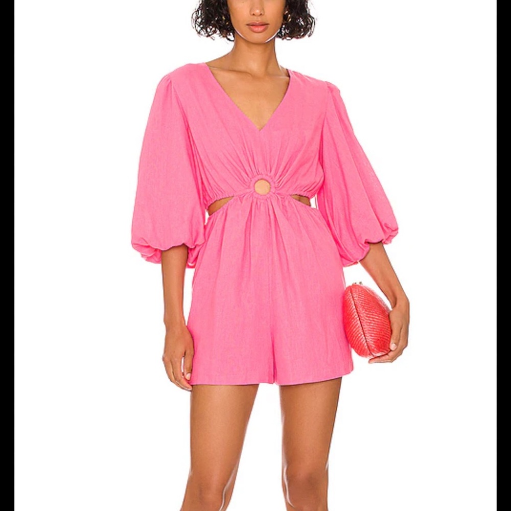 1. State linen romper Juneberry